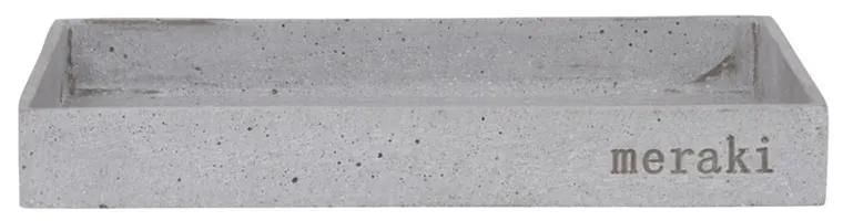 Meraki Kamenný podnos/tácka MERAKI 30 x 20 cm sivý