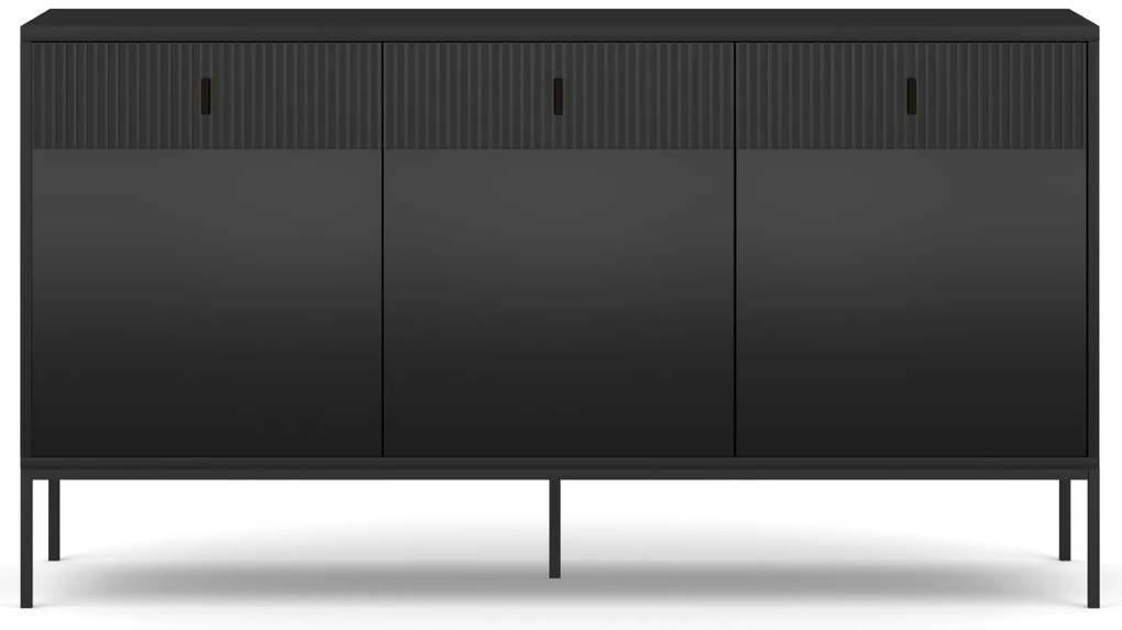 Komoda Maggiore 154,5 cm čierna