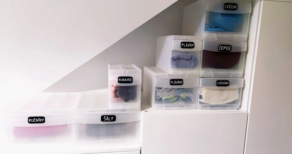 S - Zásuvka, úložný box výsuvný, antracit, Rotho SYSTEMIX