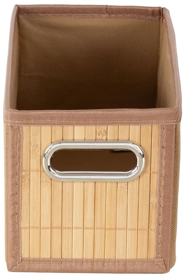 Bambusový úložný box v prírodnej farbe 15x31x15 cm – Compactor