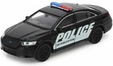 Welly Auto 1:34 Welly Ford Police Interceptor čierny 12cm