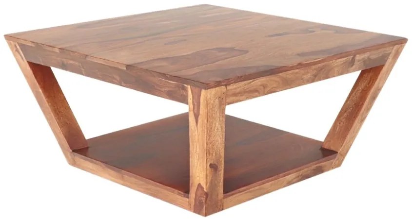 furniture-nabytek.cz - Konferenčný stolík dizajnový z masívu palisander 80x80