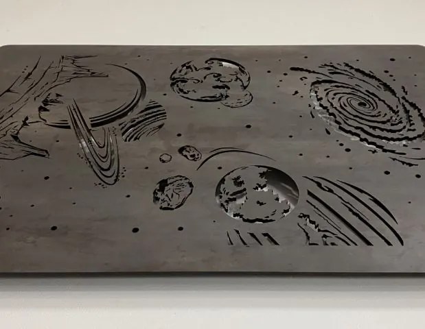 Svietiaci obraz Vesmír RGB