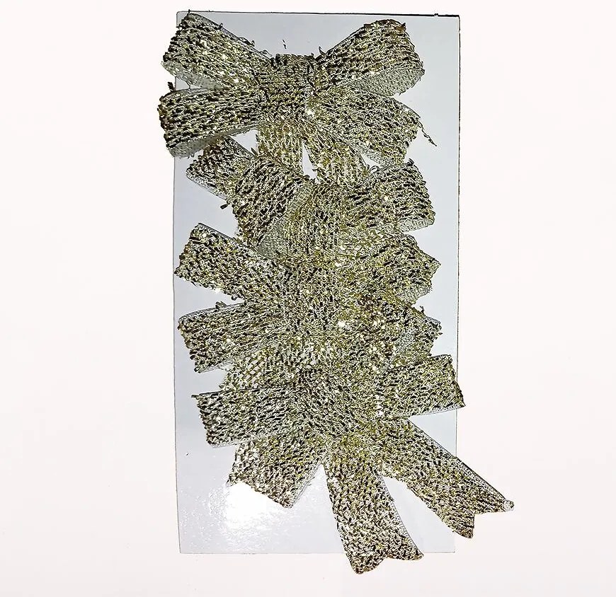 Mašle 12x9,5 cm 4 ks mix 39364