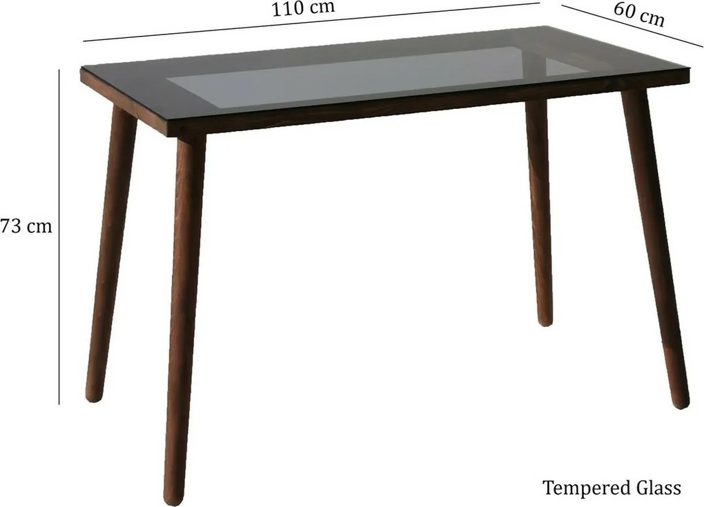 Pracovný stôl Cozy Walnut