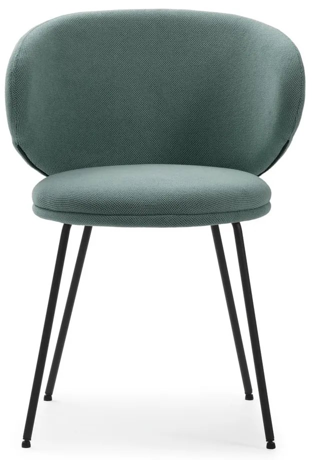 Zelené čalúnené jedálenské kreslá v súprave 2 ks Rush – Marckeric