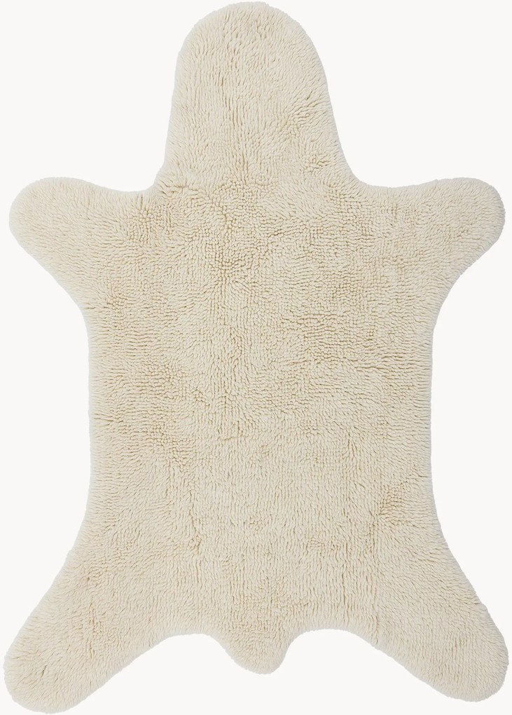 Detský koberec's vysokým vlasom Bear