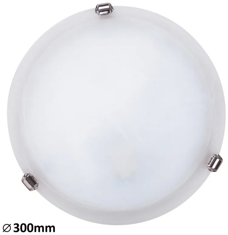 Rabalux ALABASTRO 3202 prisadené svietidlo 1x60W | E27 | IP20 - biely alabaster