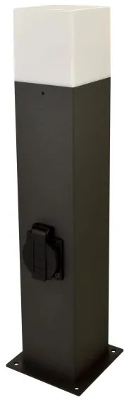 Vonkajšia lampa so zásuvkou NEW YORK 1xE27/12W/230V IP44