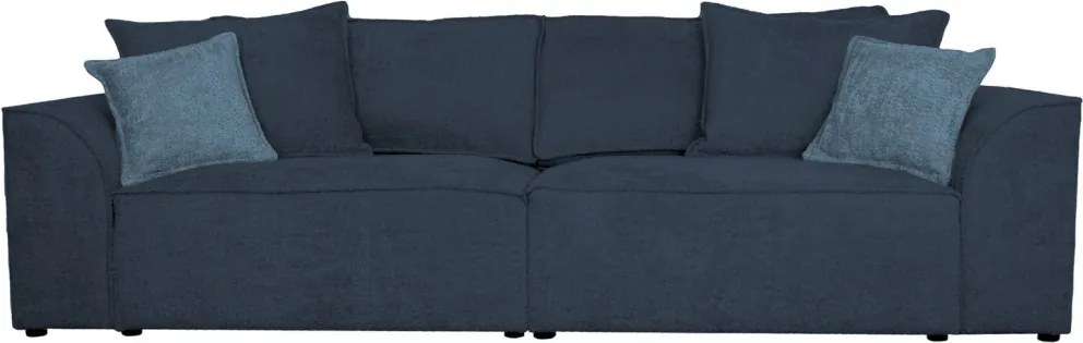 Pohovka John, modrá látka so štruktúrou