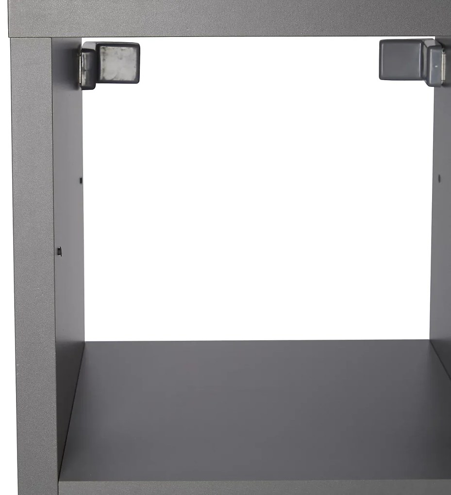 Regál Mixxit 4 B&Q 74 cm grafit