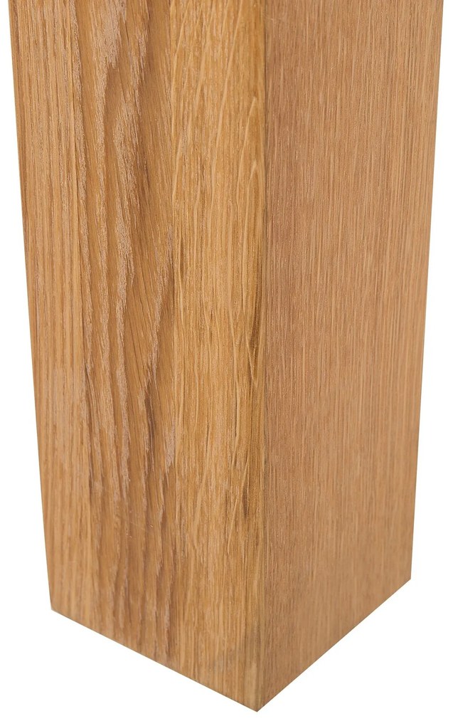 Jedálenský stôl z dubového dreva 180 x 85 cm svetlé drevo NATURA Beliani