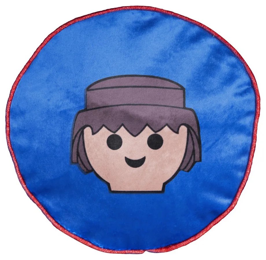 Zamatový detský vankúšik Stripes – Playmobil