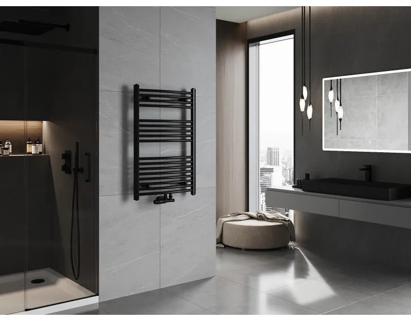 Mexen Ares, vykurovacie teleso 900 x 600 mm, 433 W, čierna, W102-0900-600-00-70