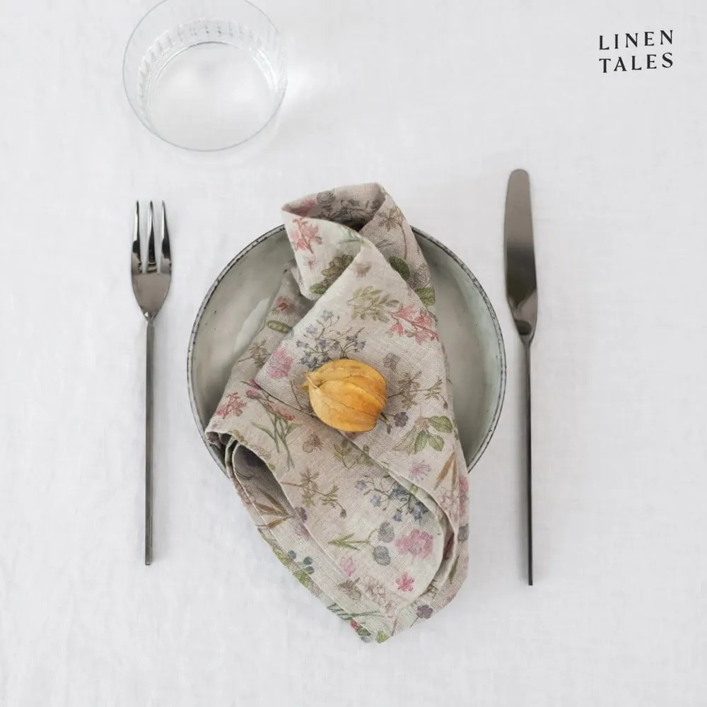 Ľanové obrúsky v súprave 2 ks Botany 2 – Linen Tales