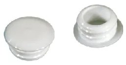 Biela stropná PVC garniža 150 cm - jednoradová