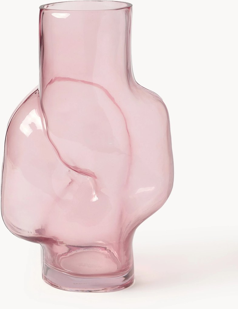 Ručne vyrobená sklenená váza Gleam, V 32 cm