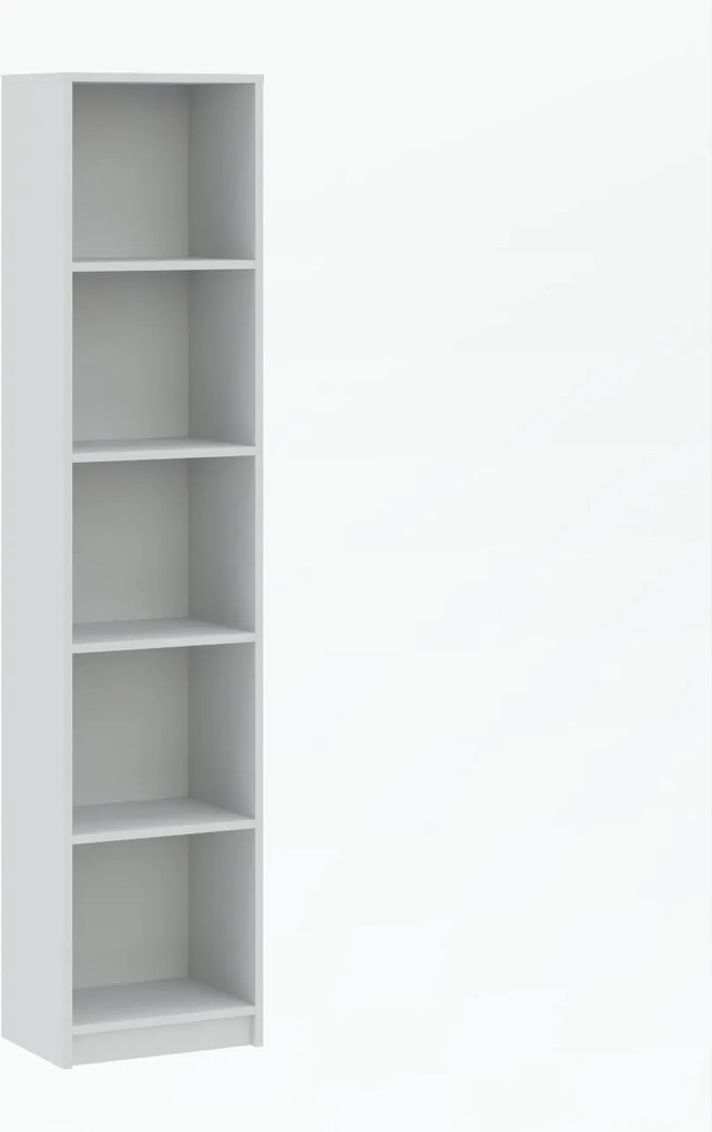 Vintino Regál DERIUS – biela matná-40cm