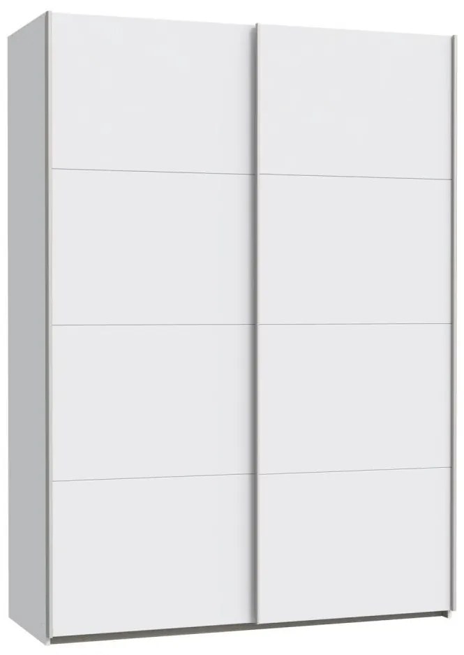 Šatníková skriňa KARO 150x210 cm biela