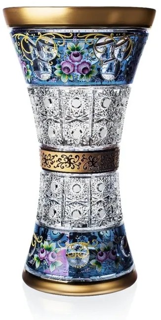 Bohémia Crystal Ručne brúsená váza 305mm