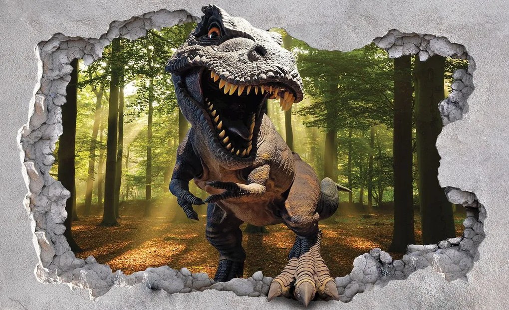 Fototapeta - Diera - dinosaurus (254x184 cm)