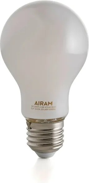 LED žiarovka, E27, 4,2 W, 3000 K, stmievateľná, biela