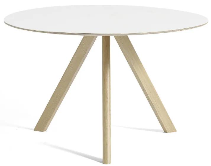 HAY Stôl Copenhague CPH 20 Ø120, oak/white laminate