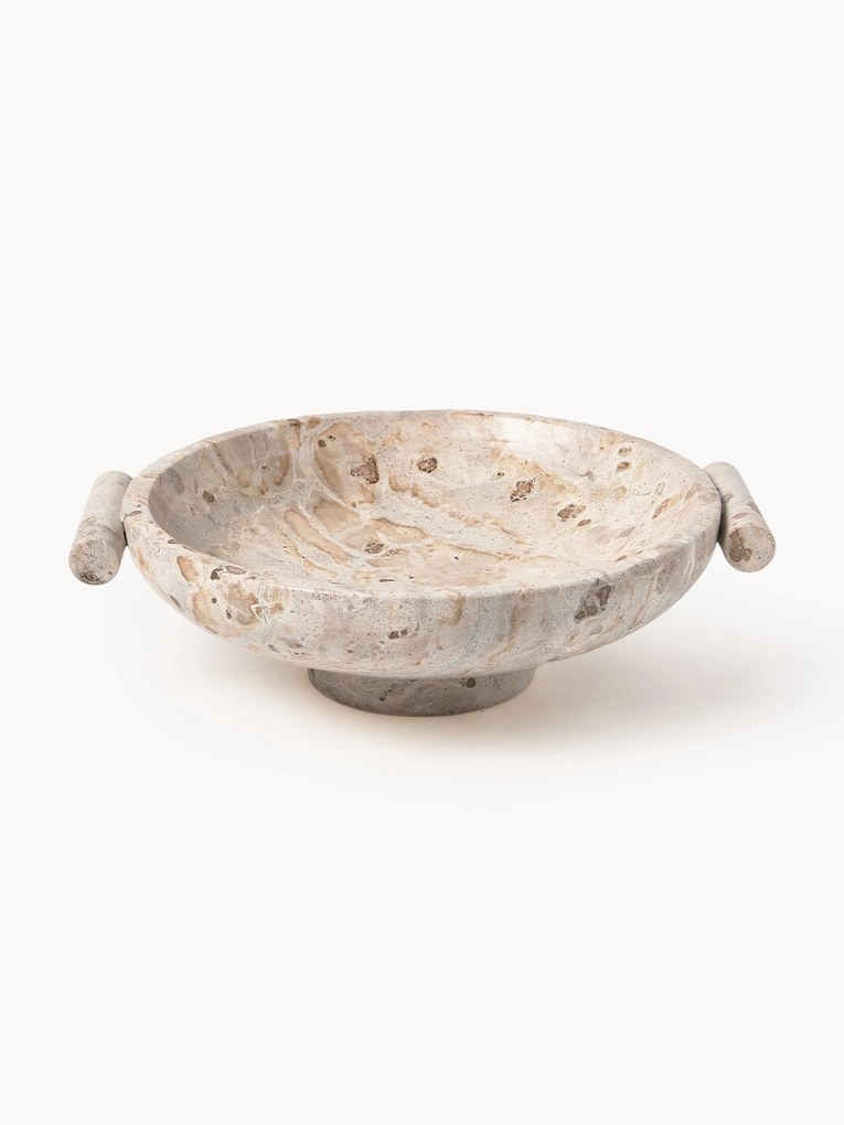 Dekoratívna nádoba z mramoru Fossil, V 10 cm