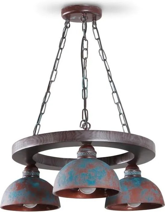 Luster na reťazi VIRIONI 3xE27/60W/230V