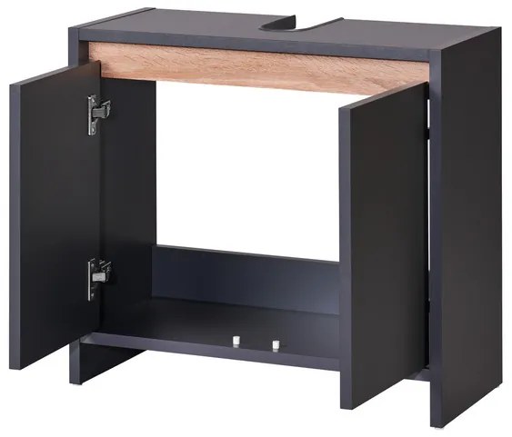 Livarno home Skrinka pod umývadlo Oslo, antracitová (100376959)