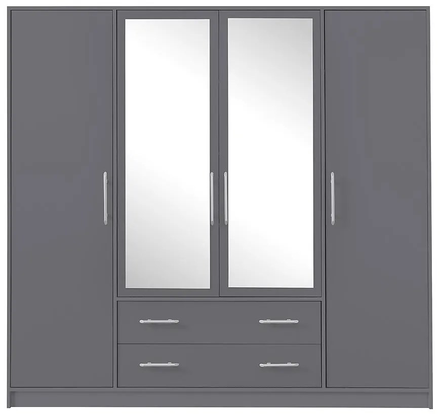 Skriňa Smart Srl1 4dl Grafit