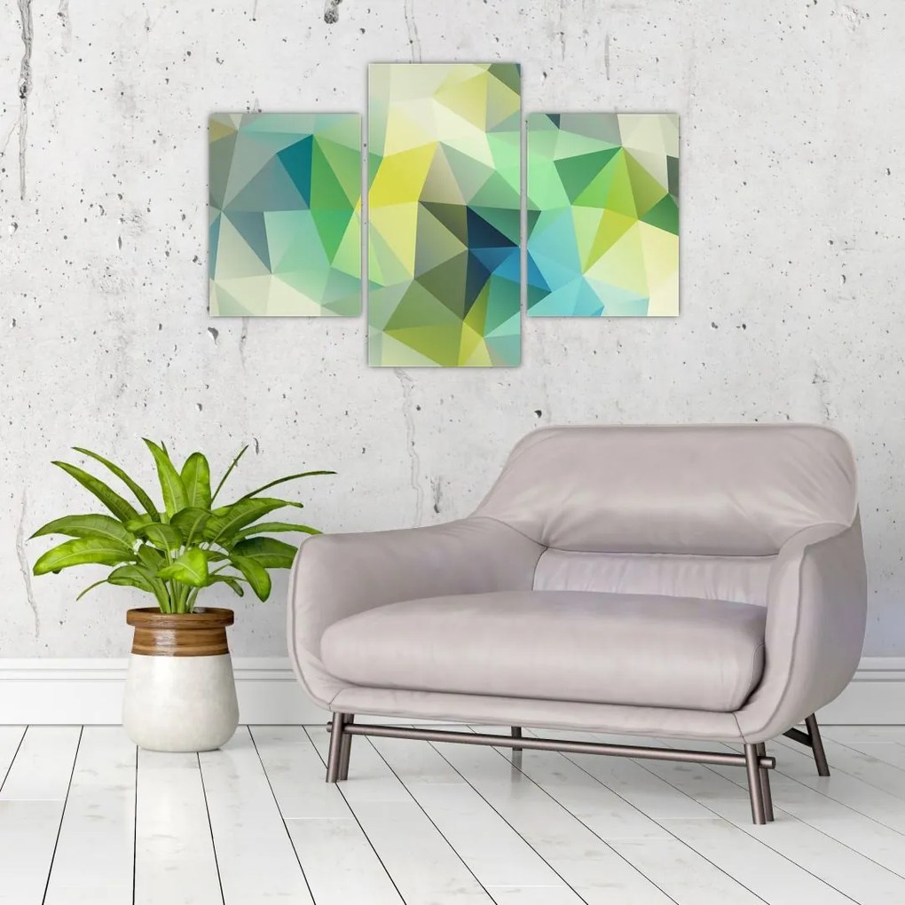 Obraz geometrické abstrakcie (90x60 cm)