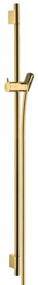 Hansgrohe Unica, S Puro sprchová tyč 900 mm so sprchovou hadicou Isiflex 1600 mm, leštený vzhľad zlata, HAN-28631990