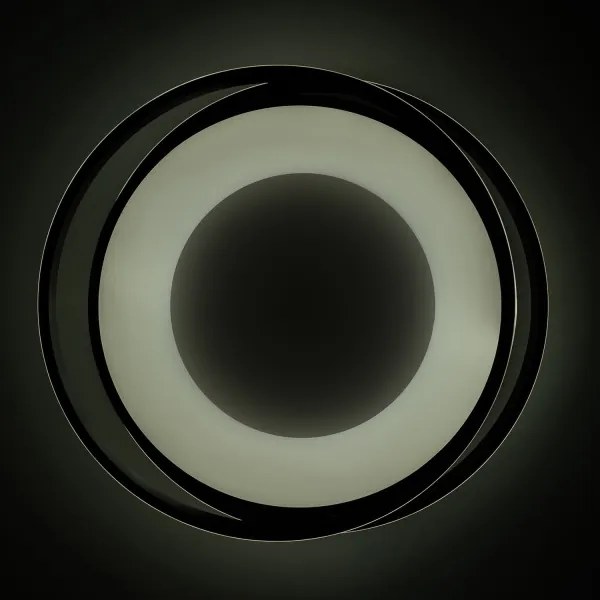 Brilagi - LED stmievateľné stropné svietidlo FLARE LED/84W/230V 47x51 cm čierna + DO