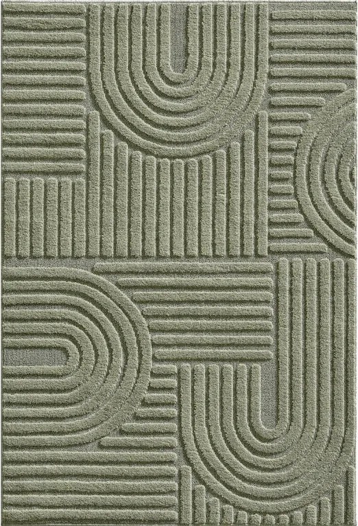 Ayyildiz, Kusový koberec Art 1121 Green, 80x150, zelená, obývacia izba