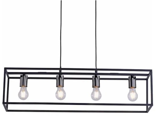Leuchten Direkt 15854-18 - Luster na lanku FABIO 4xE27/60W/230V