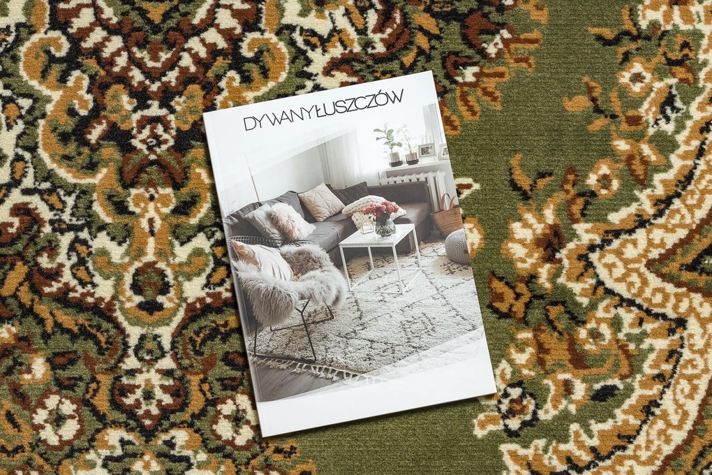 Koberec BCF Morad VIOSNA Ornament, olivovo zelený