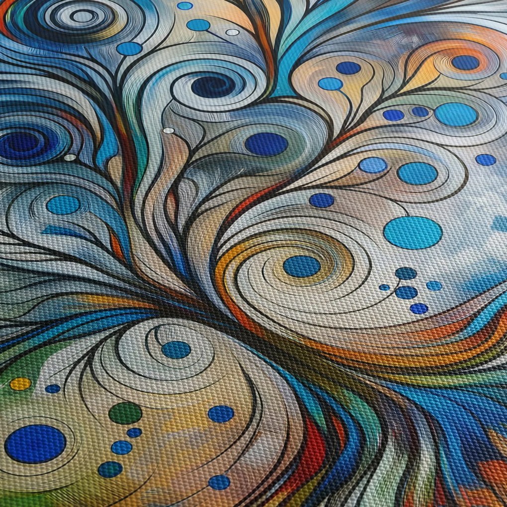 Obraz – Farebný energetický strom (90x60 cm)