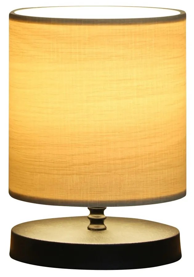 Stolná lampa Elena béžovo-čierna