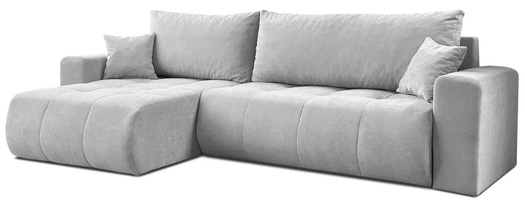 ROHOVÁ SEDAČKA TRAVIS WIND 84 SIVÁ 277 x 143