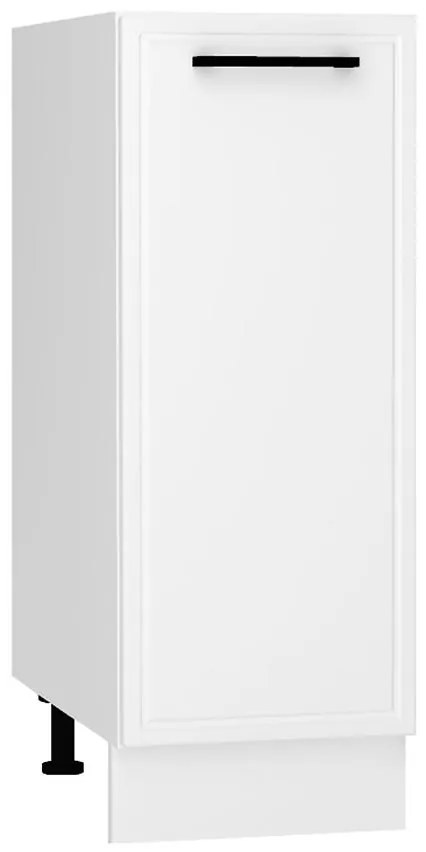 Kuchynská skrinka Emily D30 PL biely hrášok mat