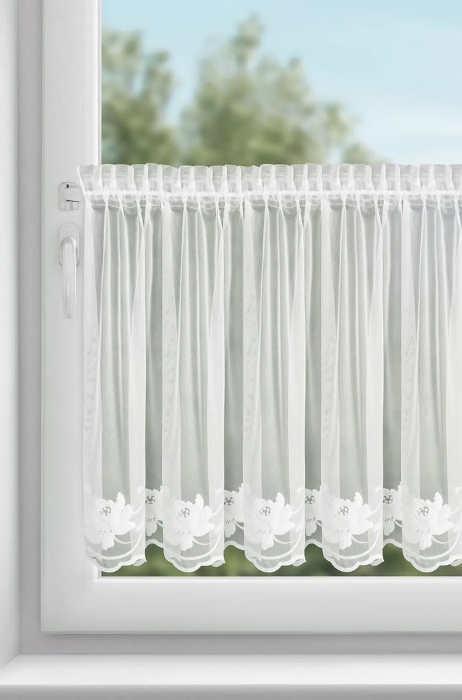 ZÁCLONA NA PÁSKE LETI 150X70 CM KVETY