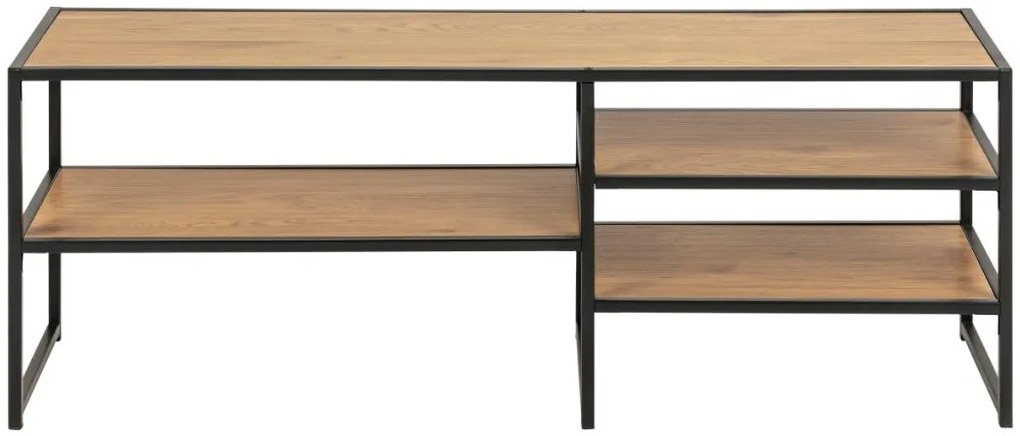 Actona TV stolík Seaford 120 - dub divoký / čierna