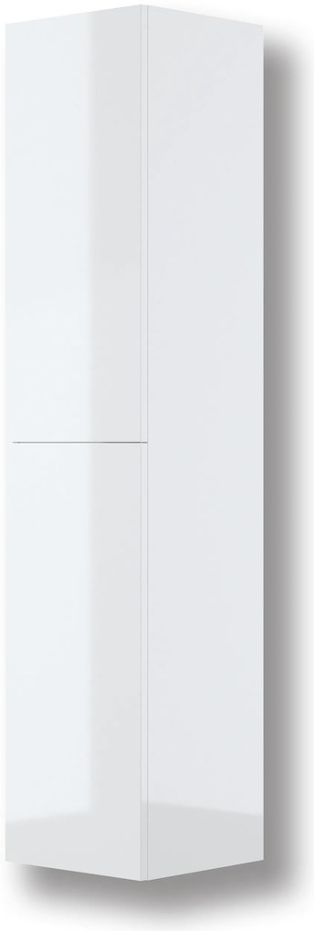 Deante Prizma, vysoká závesná skrinka 350x350x1600 mm, biela lesklá, DEA-SDI_6SL1