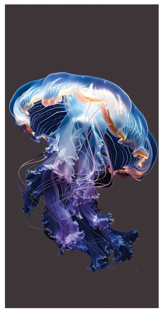 PLÁŽOVÁ OSUŠKA Z MIKROVLÁKNA MEDUSA 100X180 CM VZOROVANÁ