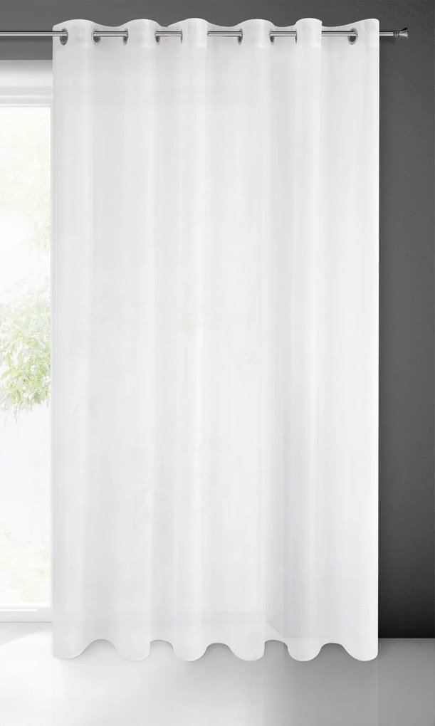 ZÁCLONA SYLVIA 350X250 CM BIELA