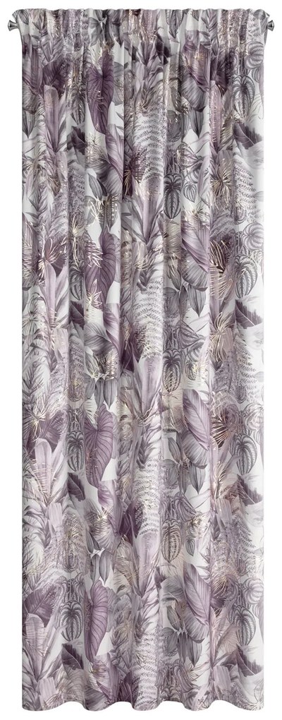 ZATEMŇOVACÍ ZÁVES NA PÁSKE DAVOS2 140X270 CM LISTY