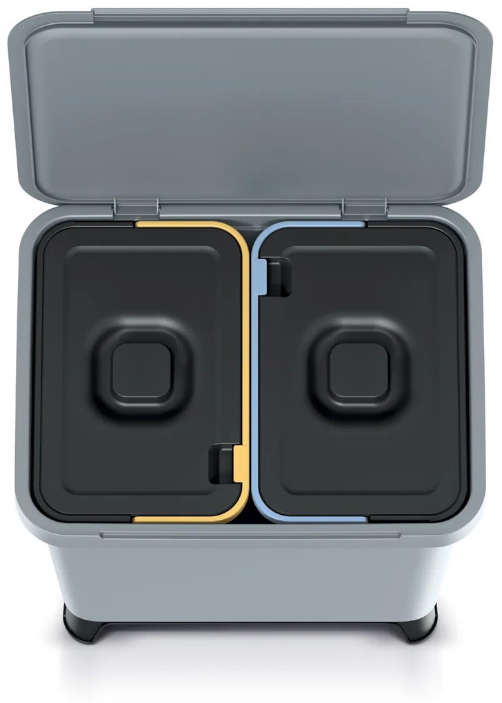 Odpadkový kôš na triedený odpad NKS30W2 20 l - svetlosivá
