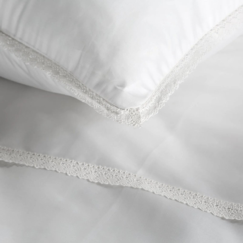 SATÉNOVÉ OBLIEČKY RETRO5 160X200 CM, 2KS 70X80 CM BIELE
