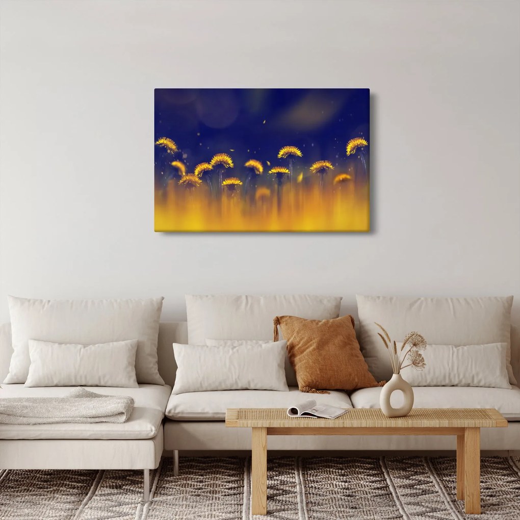 Obraz - Púpavy (90x60 cm)